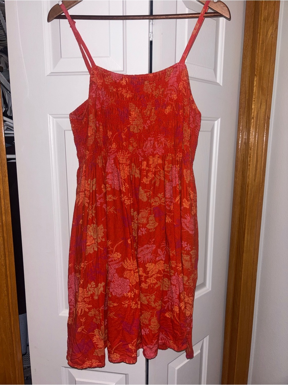 Orange Floral Sundress